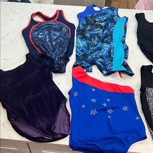 Colorful Gymnastics Leotards Set